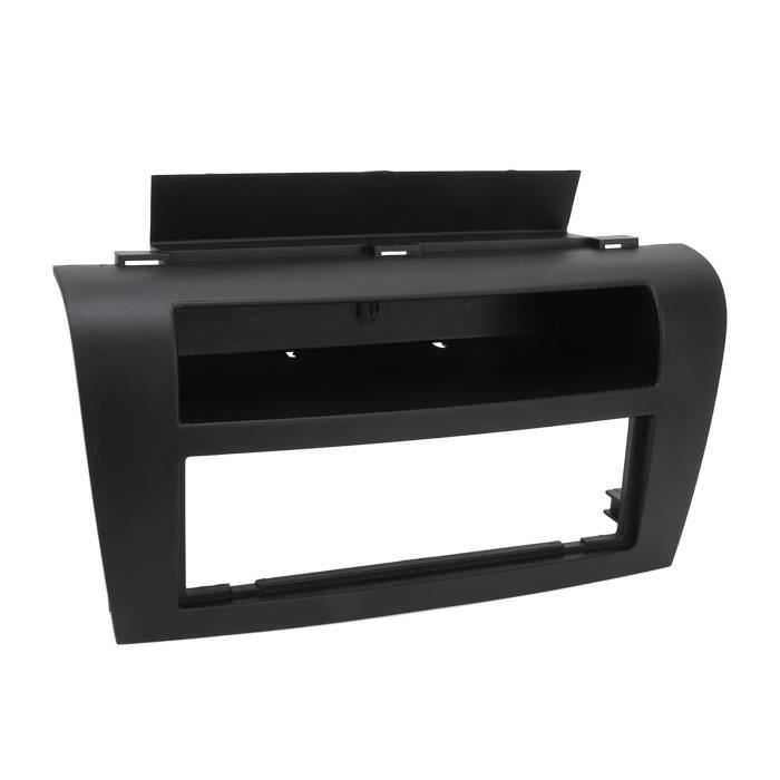 Boîte De Rangement DIN Pour Autoradio - Installation Facile, Compatible Tous Modèles, ABS Noir, Rangement Tableau De Bord - 6