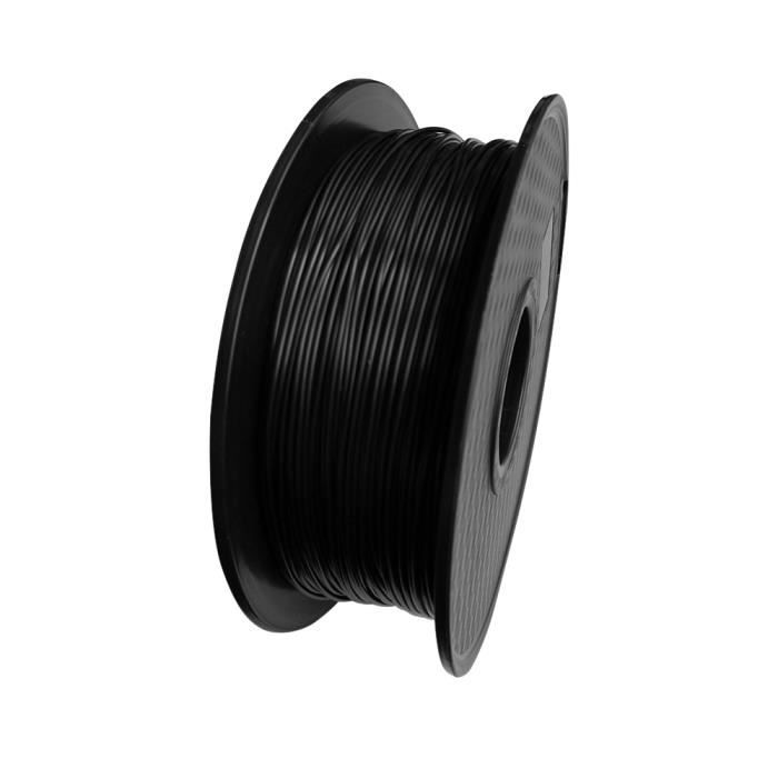 Filament PLA 1kg - Rouleau 1.75mm 2.2lb pour Imprimante 3D - Stylo 3D Noir  - Cdiscount Informatique