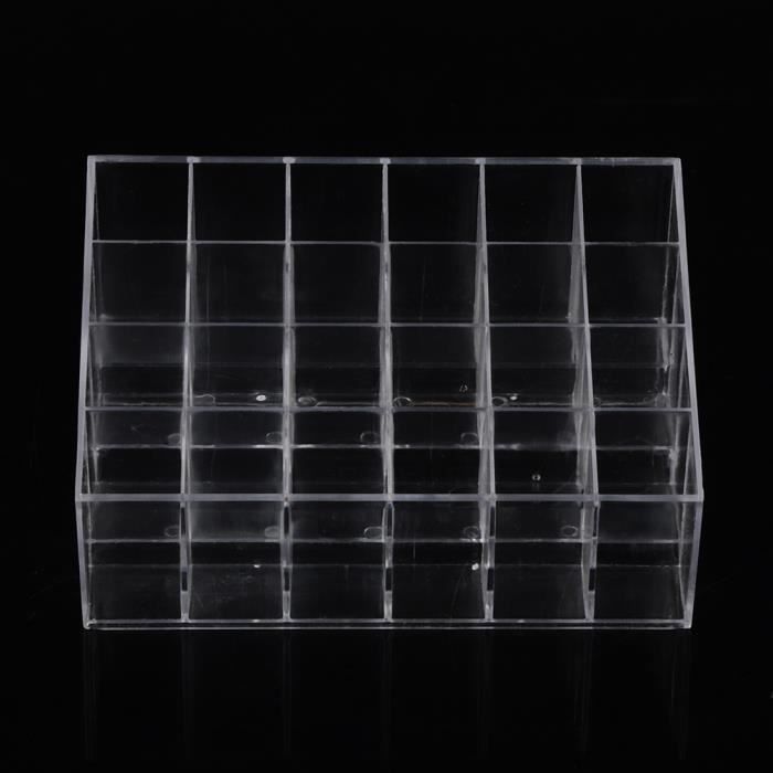 Support à 3 Niveaux Pour Vernis à Ongles - En Acrylique Transparent, Rangement Cosmétiques Et Accessoires