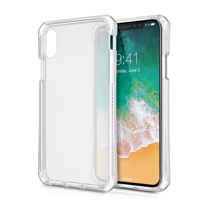 IT SKINS COQUE SPECTRUM POUR IPHONE X - TRANSPARENT