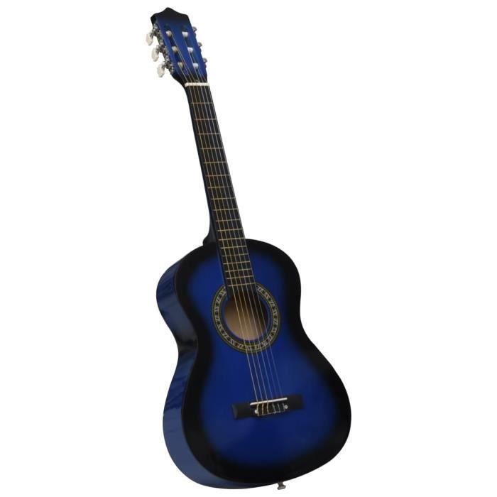 Guitare 30 pouces guitare cliquable 1/2 taille guitare pour enfants  Convient aux débutants, aux enfants et aux adolescents pour jouer 