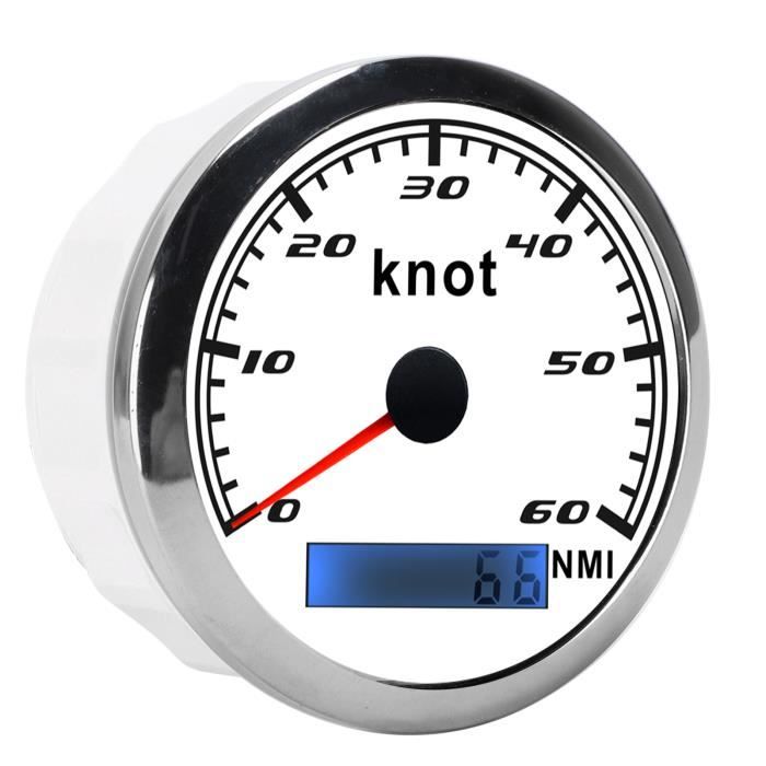 Compteur De Vitesse GPS Universel - Odomètre 0-120 Km/h - étanche IP67 - Pour Voiture, Camion, Bateau - 8