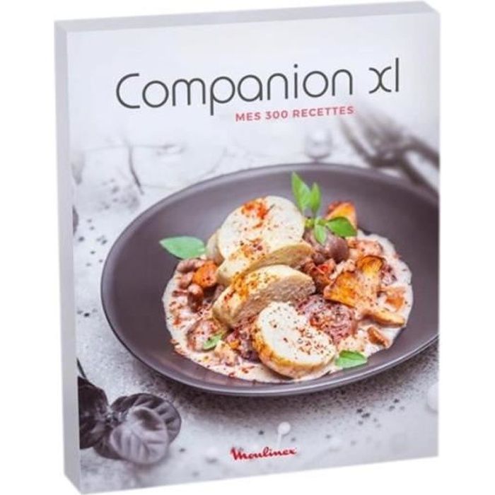 Kit d'accessoires MOULINEX - Livre de 300 recettes pour Companion - Blanc - Capacité de boisson 1,5 Litres