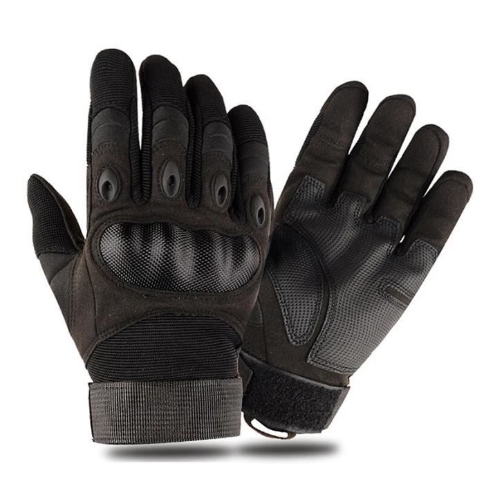Gants De Moto Cuir écran Tactile - Protection Premium Pour Homme - Conduite Sportive