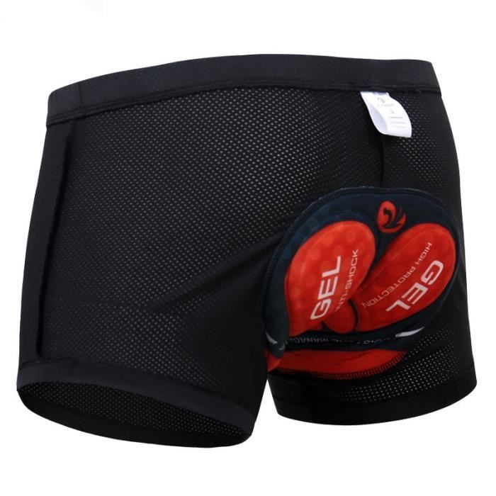 Sous-vêtements pour hommes Shorts VTT Sous-vêtements de sport Collants de  compression Short 5D rembourré noir - Cdiscount Prêt-à-Porter