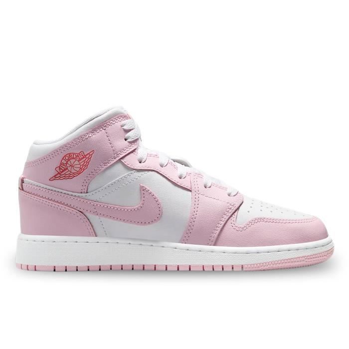 Nike Nike Air Jordan 1 Mid (Gs) Chaussures pour Enfant Blanc DQ8423-608