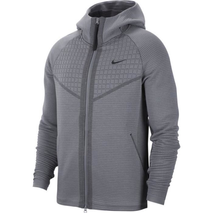 Veste de survêtement Nike SPORTSWEAR TECH PACK - BV4617-065 - Gris - Col capuche - Manches longues