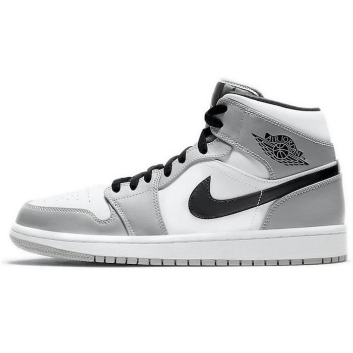 Basket NIKE AIR JORDAN 1 MID 'SMOKE GREY' Gris Fume Gris - Cdiscount  Chaussures