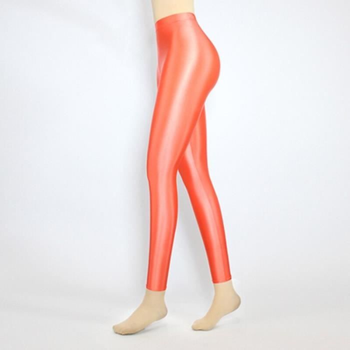 Legging Brillant Huile - Extensible, Ouvert Entrejambe - Pour Yoga Et Sport - Neuf Avec étiquettes
