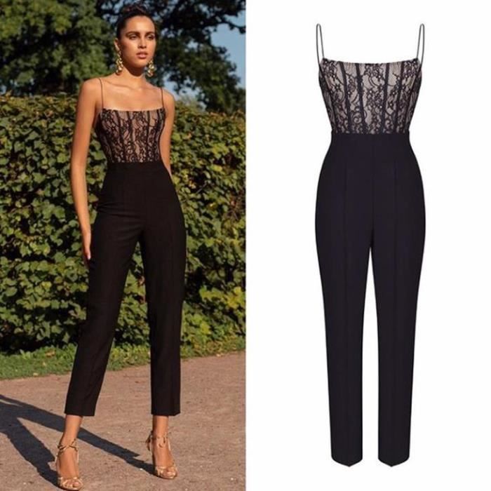 Combinaison Femme Next Sans Manches Violette/noire - Taille 8 - Occasion Très Bon état