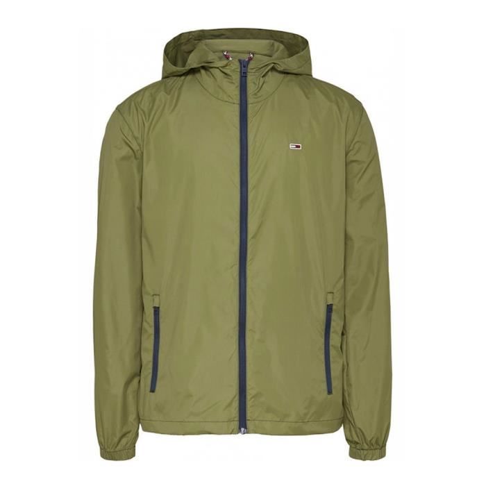 Veste Coupe Vent Kaki Homme Tommy Hilfiger Kaki Cdiscount Sport
