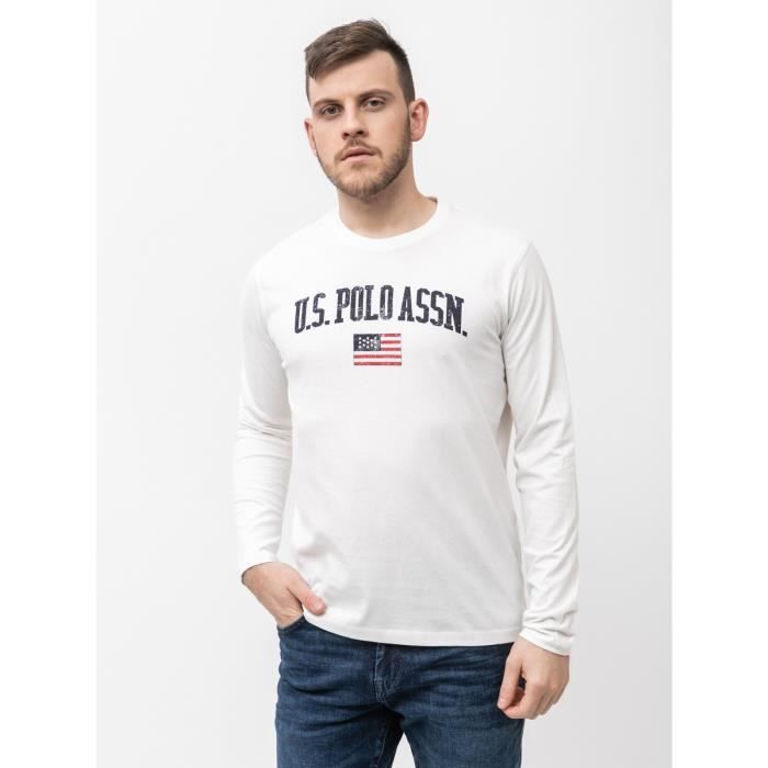 T-shirt pour hommes U.S. POLO ASSN. Blanc