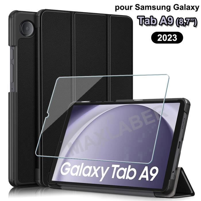 Coque pour Samsung Galaxy Tab A9 - 8,7 - 2023 - Rotation 360° Housse  tablette pour Samsung Galaxy Tab A9 [X110/X115] - Bleu - Cdiscount  Informatique