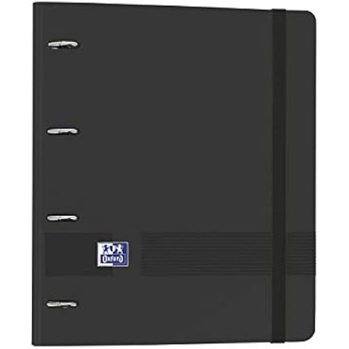 Classeur 4 Anneaux A5 En Polyfoam - Rose, Recharge Incluse, Léger, élastique De Fermeture - Pour école/bureau - 13