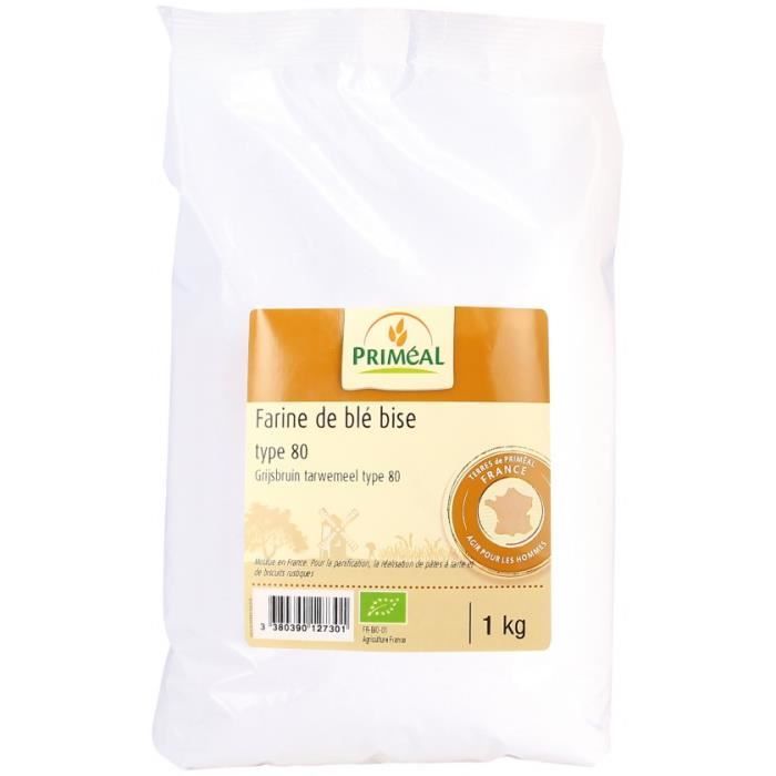 Primeal Farine Bise De Ble Borsa Type 80 1kg Achat Vente Farine Levure Primeal Farine Bise Ble Bor Cdiscount
