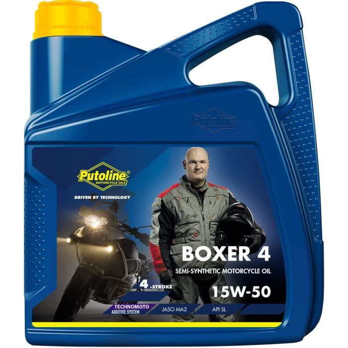 Tps 50 PUTOLINE - Huile Moteur 4 Tps 15W-50 Semi Synthese Boxer 4 ...