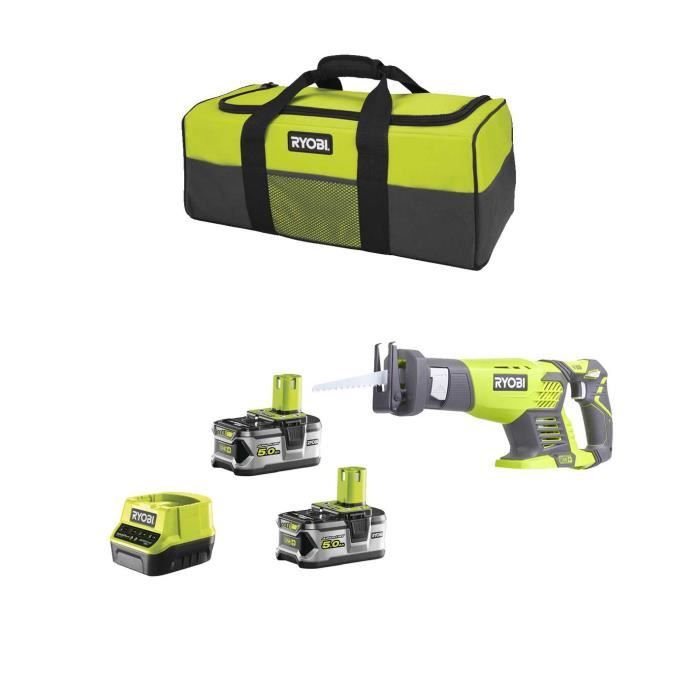 Scie Sabre Ryobi Rrs1801m 25 2 X 5 0 Ah Rc18120 Sac Rtb01 Gratuit Achat Vente Batterie Machine Outil Scie Sabre Ryobi Rrs1801m 25 Cdiscount