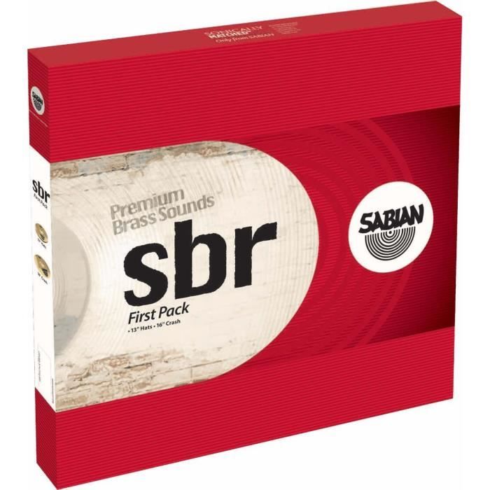 pack cymbales sabian sbr first pack