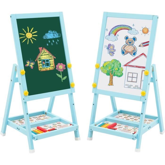 Tableau Éducatif Bois pour Enfants avec Animaux Colorés