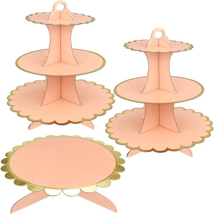 Présentoir À Cupcakes À Sirène 3 Niveaux Carton Support De Petit Gâteau