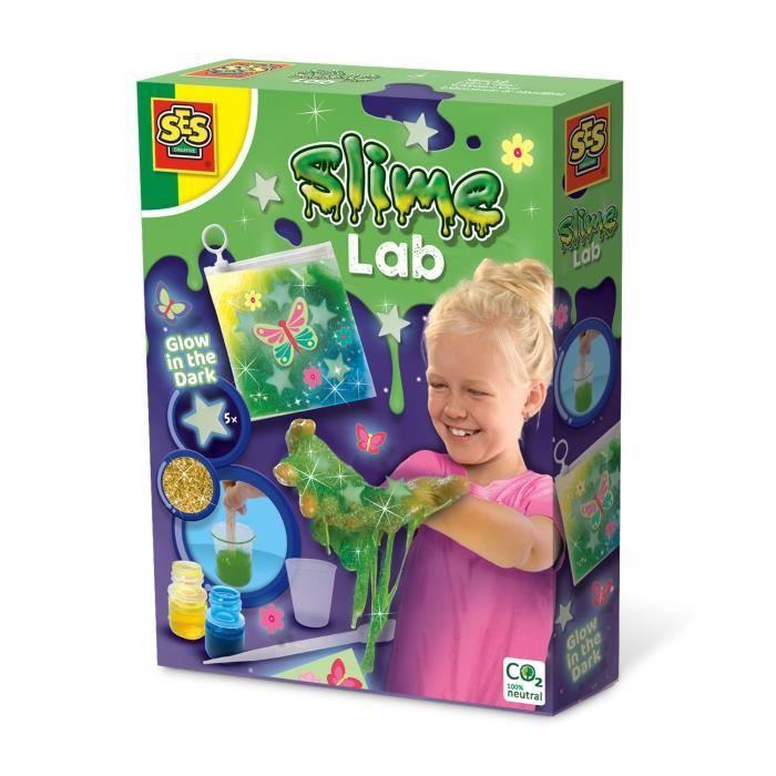 De Slime Module Kit de slime phosphorescent - SES Creative - Slime lab - Pâte Slime - 8 ...