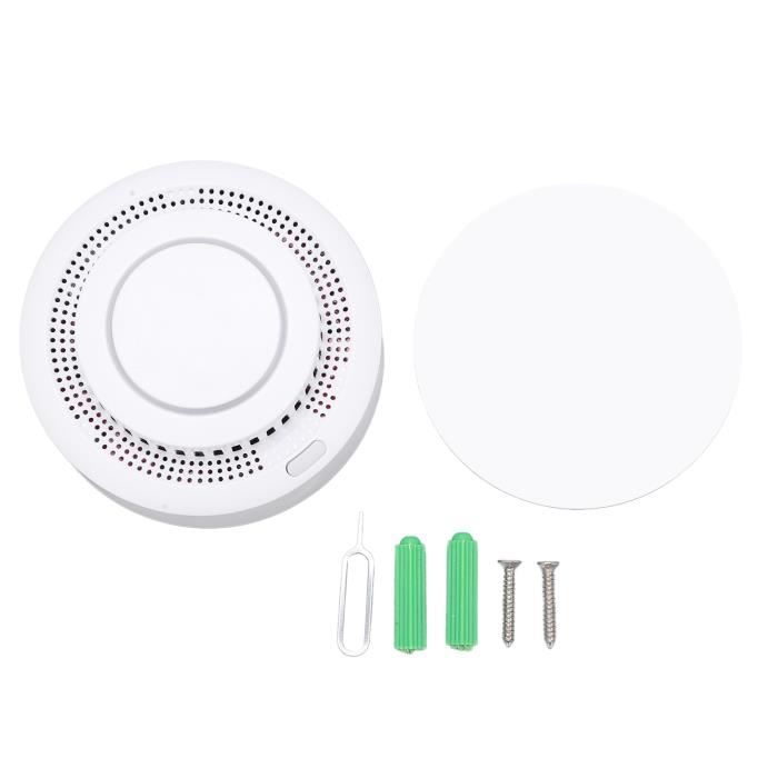 Détecteur Monoxyde Carbone RUNIDUR Détecteur Fumée & CO Connecté WiFi - Alarme 10 Ans Batterie | Capteur Intelligent 2 En 1 Pour Maison Sécurisée Detecteur Monoxyde Carbone