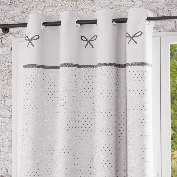 Rideau à Oeillets Brodé En Coton 135x250 Cm Emilie Blanc Par Soleil D Ocre Cdiscount Maison Rideau à Oeillets Brodé En Coton 135x250 Cm Emilie Blanc Par Soleil D Ocre Cdiscount Maison