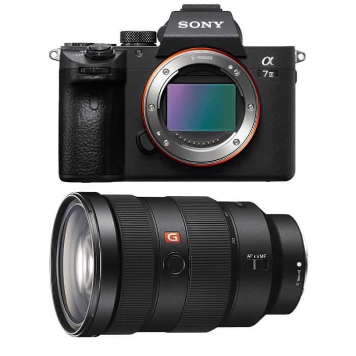 Appareil Photo Hybride Sony Alpha 7 III + SEL FE 24-240 mm – 24,2 MP, 4K Ultra HD - vue 10
