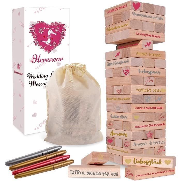 40 Feuilles Livre d'or de Mariage, Album de Mariage, Mr&Mrs Album Livre