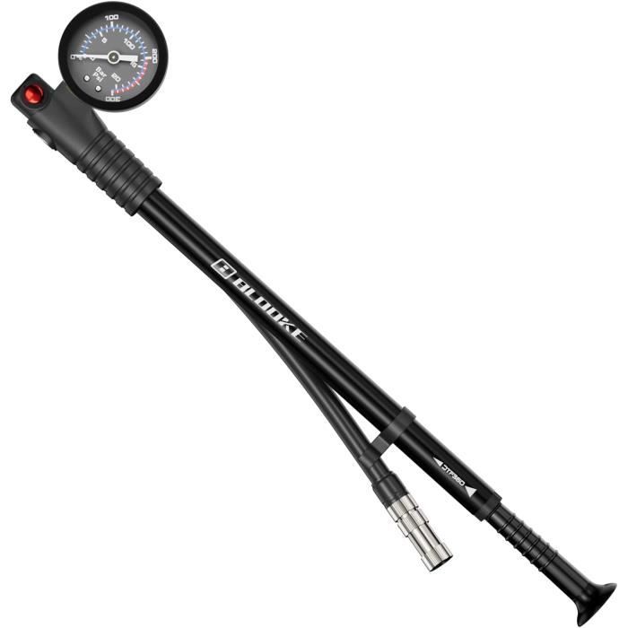 Pompe Amortisseurs Vélo Haute Pression 300 PSI - Mini Et Portable Pour VTT, Fourche, Fauteuil