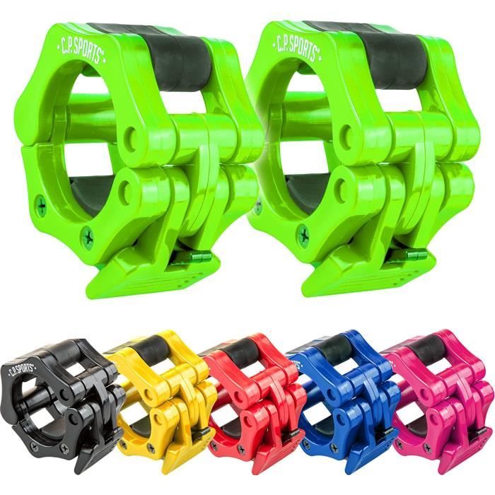 4 Pinces Haltères Teegxddy 25mm - Sécurisées Pour Barres De Musculation