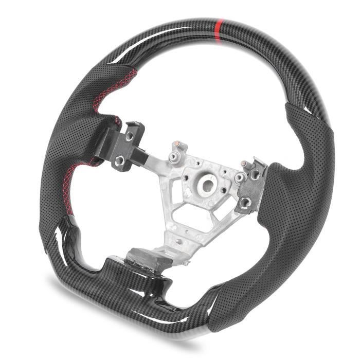 Volant Hydro Dip - SURENHAP - 350z 2003-2008 - Cuir Nappa perforé - Design carbone - Ergonomique