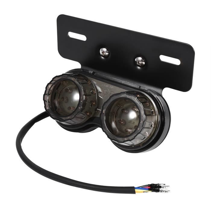 Feu Arrière LED Clignotant Intégré Pour Suzuki Bandit 1200 (1997-2000) Et Bandit 600 (1996-1999) - Blanc, Certification E-Mark