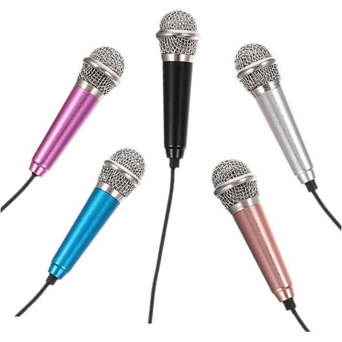 Microphone Miniature Pour Téléphone Et ASMR - Dynamique, Léger, Compatible Avec Smartphones Et Ordinateurs