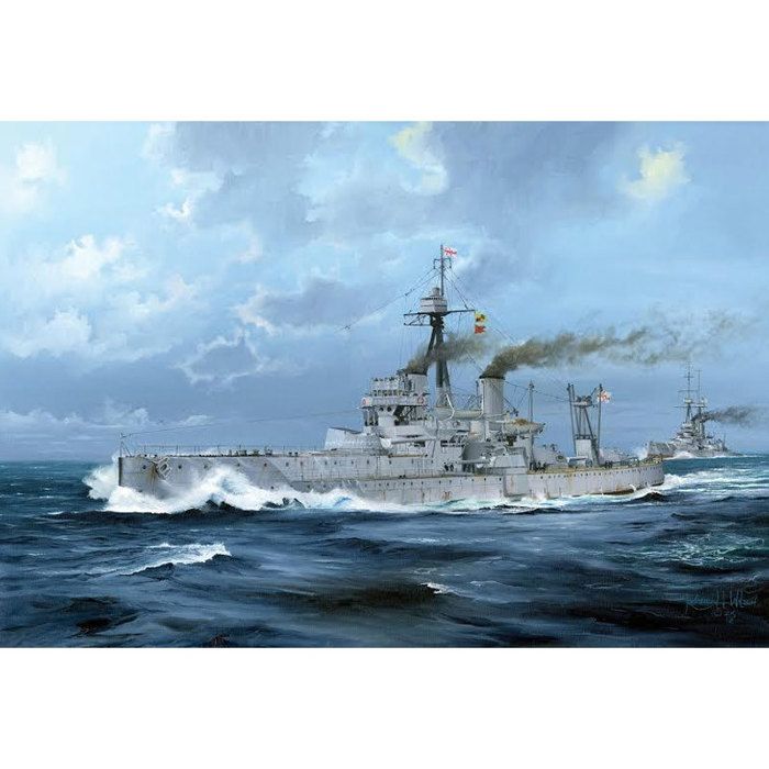 Maquette Bateau Militaire HMS Dreadnought Cuirasse britannique 1918 — free download