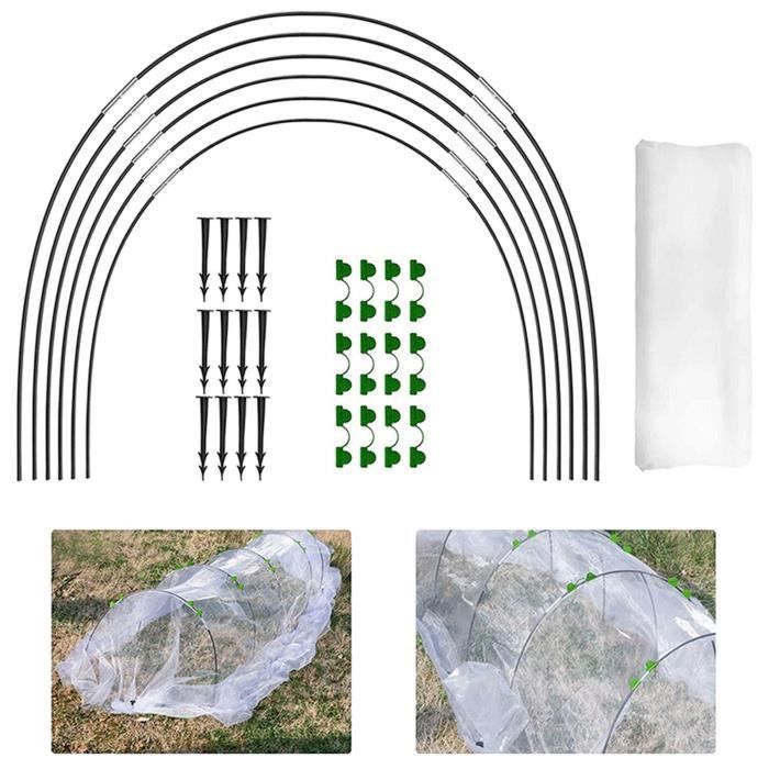 Tunnel De Culture 3 Mètres Avec Housse Micro-Maille - Protection Contre Insectes Et Gel Pour Plantes - 6
