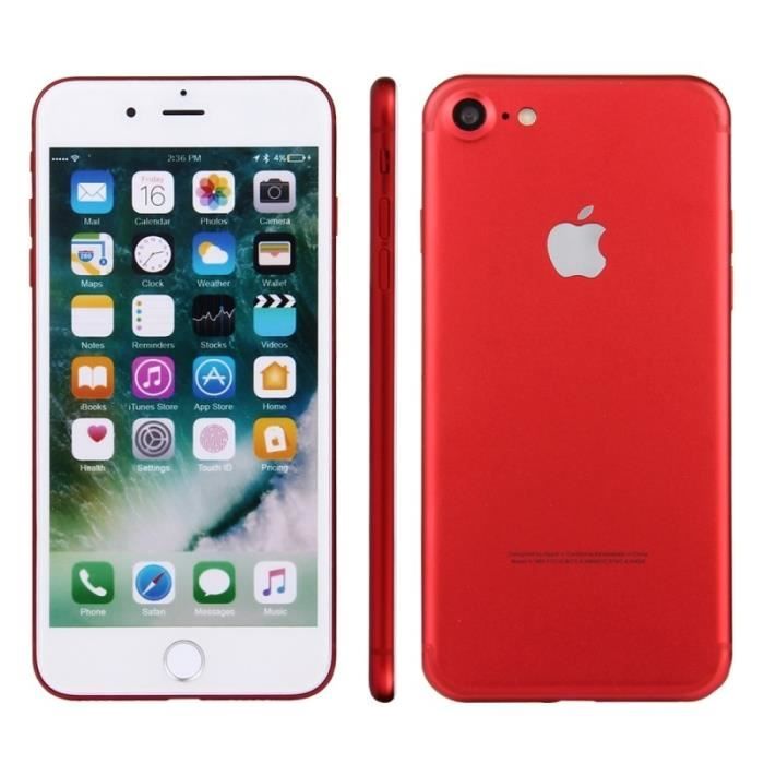 IPhone iPad Factice écran 7 couleur Ne fonctionne pas Faux téléphone modèle  d'affichage Rouge - Cdiscount