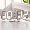 3D LED Horloge Murale Design Moderne Numérique Horloge de Table Alarme Veilleuse Saat reloj de pared Montre Pour Maison Décoration-1