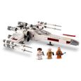 LEGO® Star Wars 75301 Le X-Wing Fighter de Luke Skywalker, Jouet Vaisseau Spatial, Figurine Star Wars, Princesse Leia, R2-D2-1