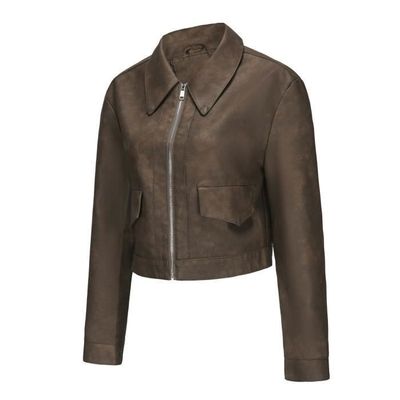 Blouson Mi Saison Rouge SUEDINE | Femme - | Von Dutch