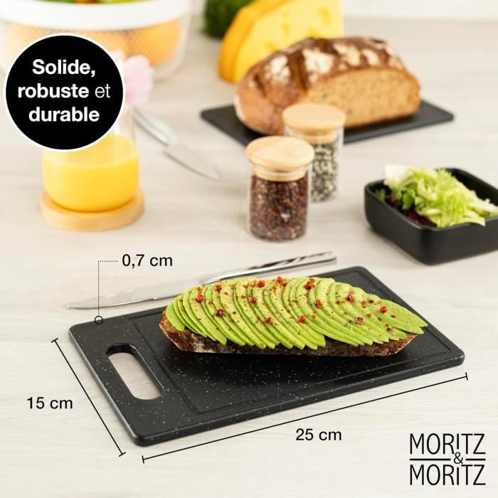 Planche à Découper En Plastique épais Avec Rainures Pour Jus, Non