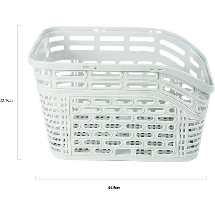 Panier Avant De Vélo En Maille Métallique - Fixation Rapide Sur Roue Avant, Compatible Ø25,4 Et Ø28,6 Mm