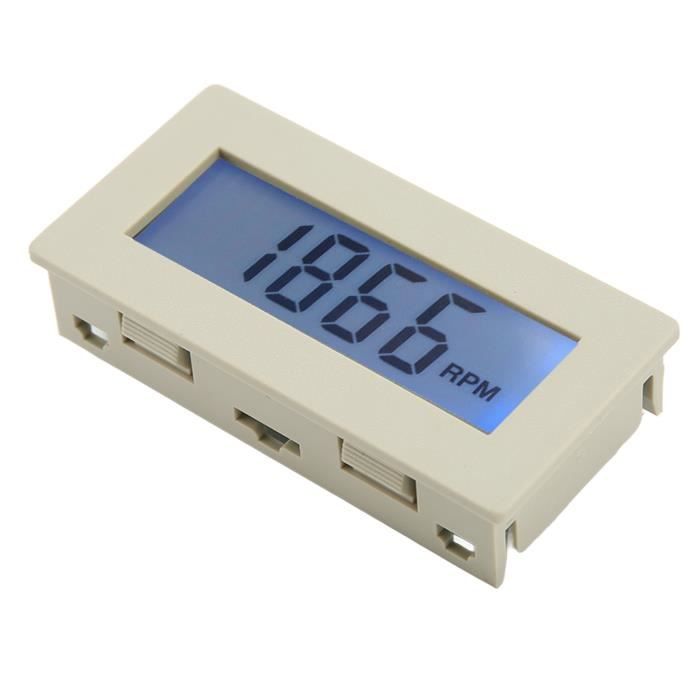 Alimentation DC 8-24V Large Usage Tachymètre Numérique LCD 4 Chiffres Avec Capteur - Plage 10-9999 Tr/min, Alimentation 8-24V, Pour Tour/CNC/tondeuse Testeur Rpm Alimentation 8-24v Alimentation DC 8-24V Large Usage Tachymètre Numérique LCD 4 Chiffres Avec Capteur - Plage 10-9999 Tr/min, Alimentation 8-24V, Pour Tour/CNC/tondeuse Testeur Rpm Alimentation 8-24v