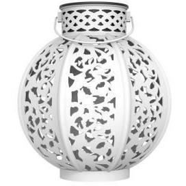 Lampion Chinois Décoratif En Métal Noir Et Doré Avec Verre - Très Joli, Neuf Avec étiquettes