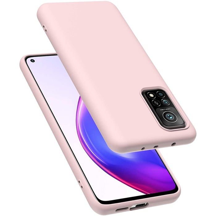 Pack Accessoires Xiaomi Mi 10T 5G / Mi 10T Pro - Coque Silicone Rose + 2 Verres Trempés - Neuf