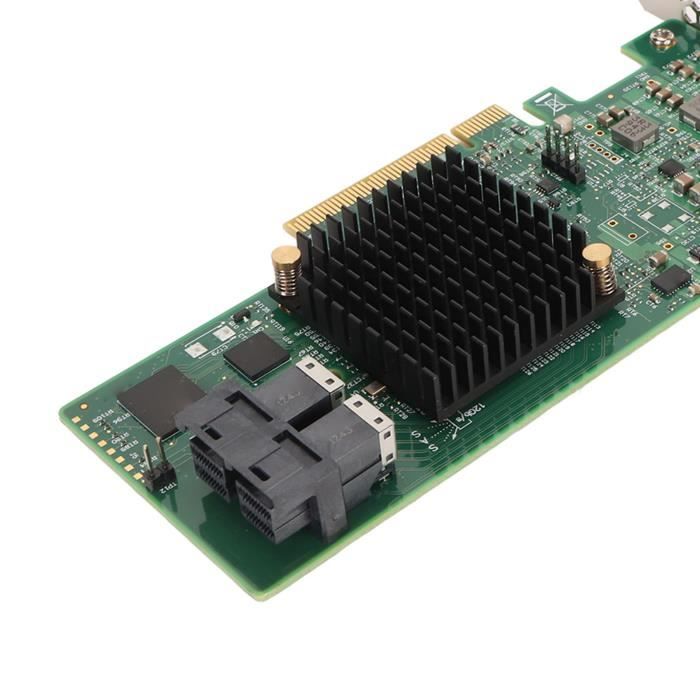 LSI Carte contrôleur Raid MegaRAID SAS 9280-4I4E 512 Mo, 800 MHz, DDR II SDRAM, 8X PCI-e