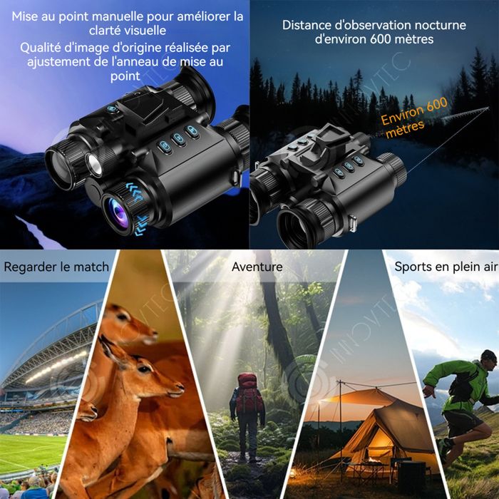 Télescope Portable HD, Appareil Monoculaire De Vision Nocturne