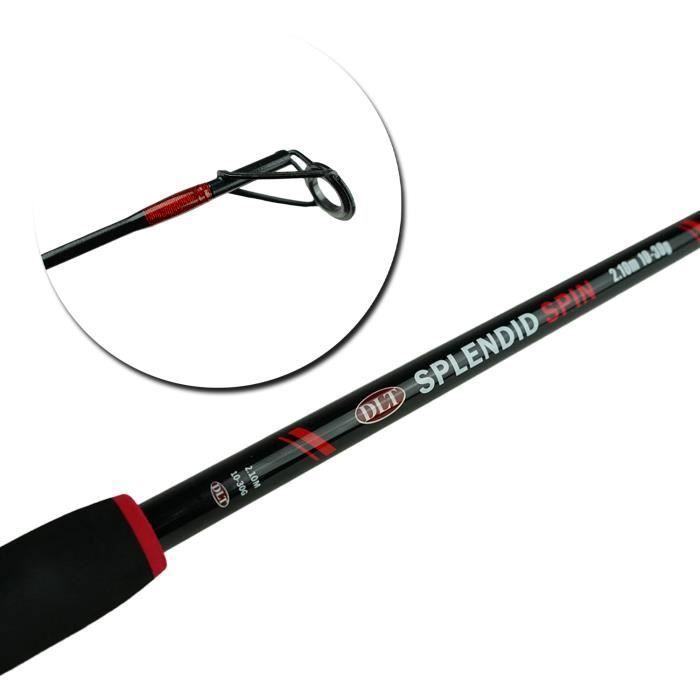 Combo Canne à Pêche Lixada 2.1m + Moulinet + Leurres - Télescopique - Pour Droitier/Gaucher - Kit Pêche Portable