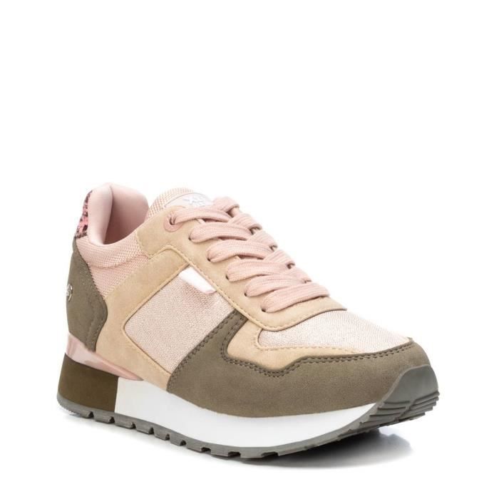 Baskets XTI 043880 Femme couleur kaki Kaki Cdiscount Chaussures
