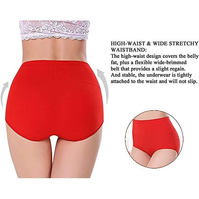 Levao Lot De 3 Et 6 Culottes En Coton Pour Femme - Doux Et